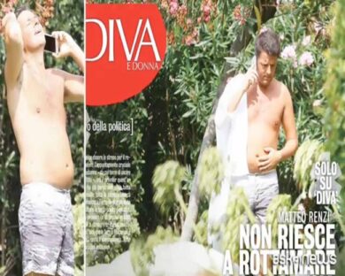 Matteo Renzi al mare… con la pancetta! Le foto e il video