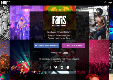 Fans.com, nasce il Facebook della musica