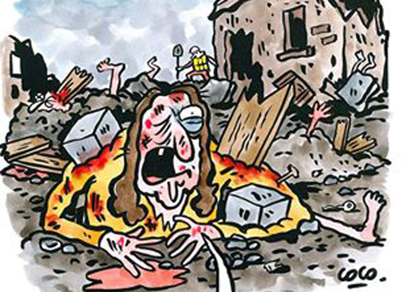 Terremoto Amatrice, Charlie Hebdo peggio dell’Isis Terremoto Amatrice, Charlie Hebdo peggio dell’Isis