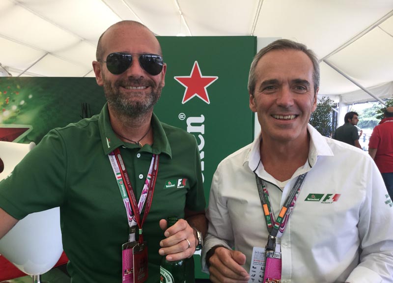 Heineken debutta a Monza con Jackie Stewart: When you drive never drink” Heineken debutta a Monza con Jackie Stewart: When you drive never drink”