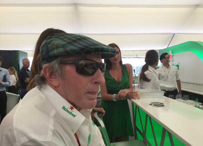 Heineken debutta a Monza con Jackie Stewart: When you drive never drink” Heineken debutta a Monza con Jackie Stewart: When you drive never drink”