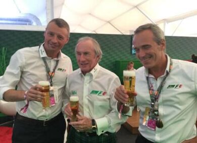 Heineken debutta a Monza con Jackie Stewart: When you drive never drink”