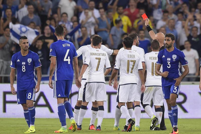 Mondiali 2018: Italia soffre ma batte 3-1 Israele. Chiellini male Mondiali 2018: Italia soffre ma batte 3-1 Israele. Chiellini male