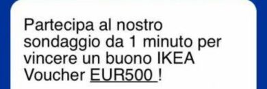 WhatsApp, occhio a truffa buono Ikea: Polizia Postale, consigli anti-fregatura