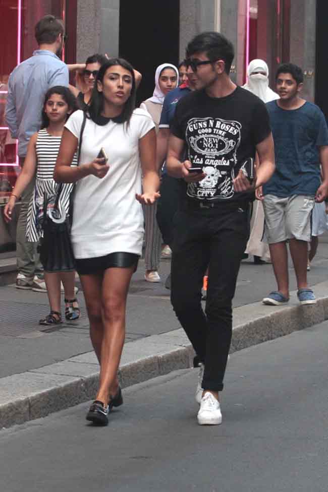 Dopo Venezia Giulia Salemi e Dayane Mello scaldano Milano. FOTO Dopo Venezia Giulia Salemi e Dayane Mello scaldano Milano. FOTO