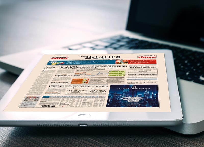 Al Sole 24 Ore il primato digitale. Ancora sospese le copie multiple Al Sole 24 Ore il primato digitale. Ancora sospese le copie multiple