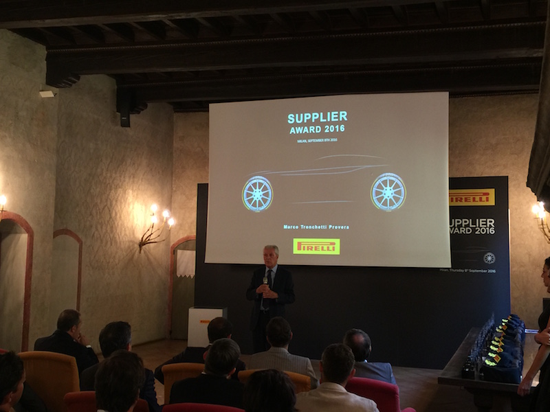 Pirelli premia la performance dei suoi fornitori Pirelli premia la performance dei suoi fornitori