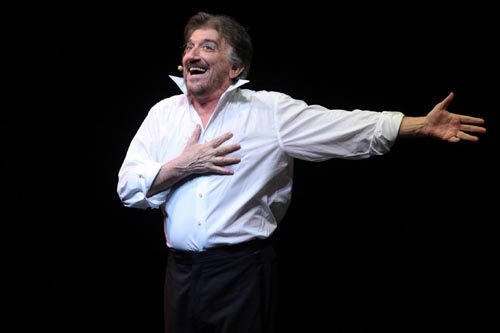 Gigi Proietti torna sui Cavalli di battaglia all’Auditorium Parco delle Musica