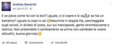 Andrea Severini, il naziciclista marito della Raggi
