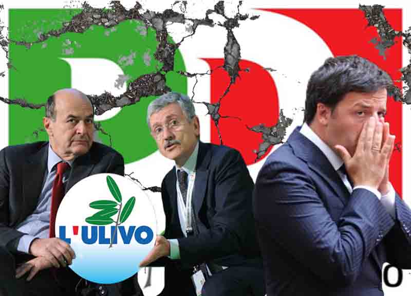 Referendum, Pd sarabanda:“Ni” di Bersani, “Sì” di Renzi e “No” di D’Alema Referendum, Pd sarabanda:“Ni” di Bersani, “Sì” di Renzi e “No” di D’Alema