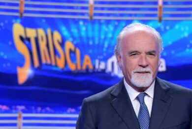 Striscia la notizia, Ricci: “Bruno Vespa il ‘mostro’ che ci ha ispirato”. FOTO