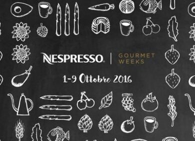 Nespresso presenta le gourmet weeks 1/9 ottobre