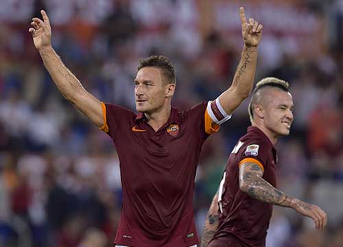 Roma-Inter big match in serie A e poi Totti in nazionale da Ventura?