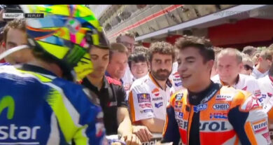 MotoGp, Marquez replica a Valentino Rossi: “Gli rispondo in pista”