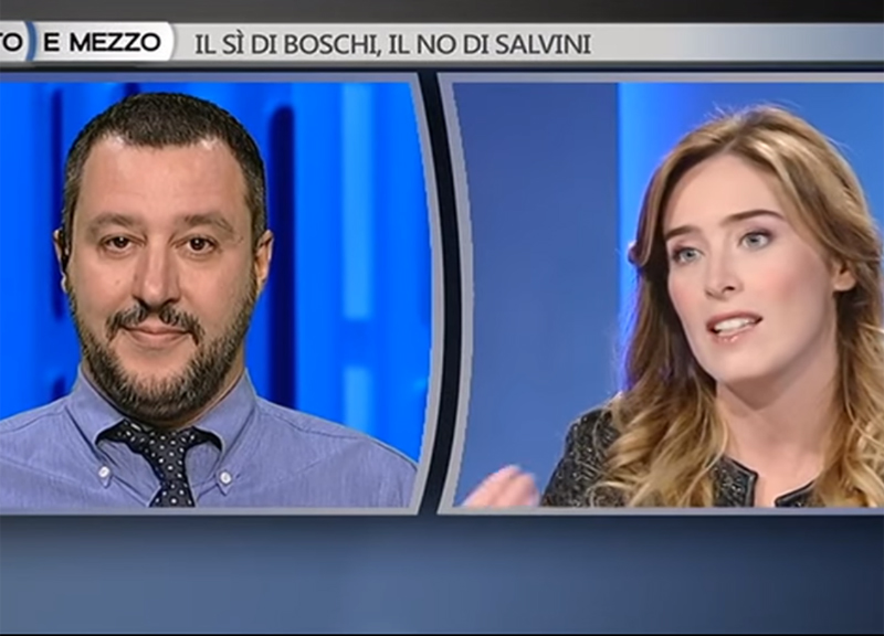 Scontro Boschi-Salvini, una brutta pagina di comunicazione politica Scontro Boschi-Salvini, una brutta pagina di comunicazione politica
