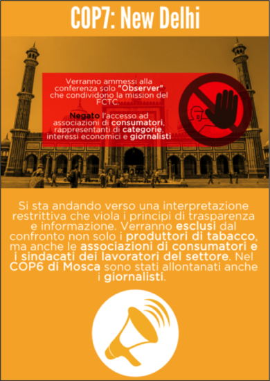 Oms, proibizionismo può costare 45mila posti di lavoro nel tabacco in Italia