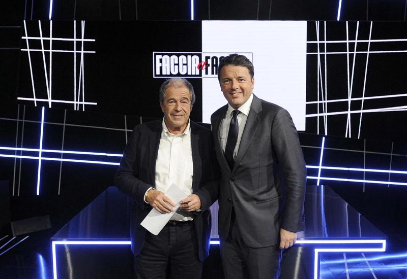 Minoli, non basta Renzi “arrogante” nel “Faccia a Faccia” su La7: 4% di share