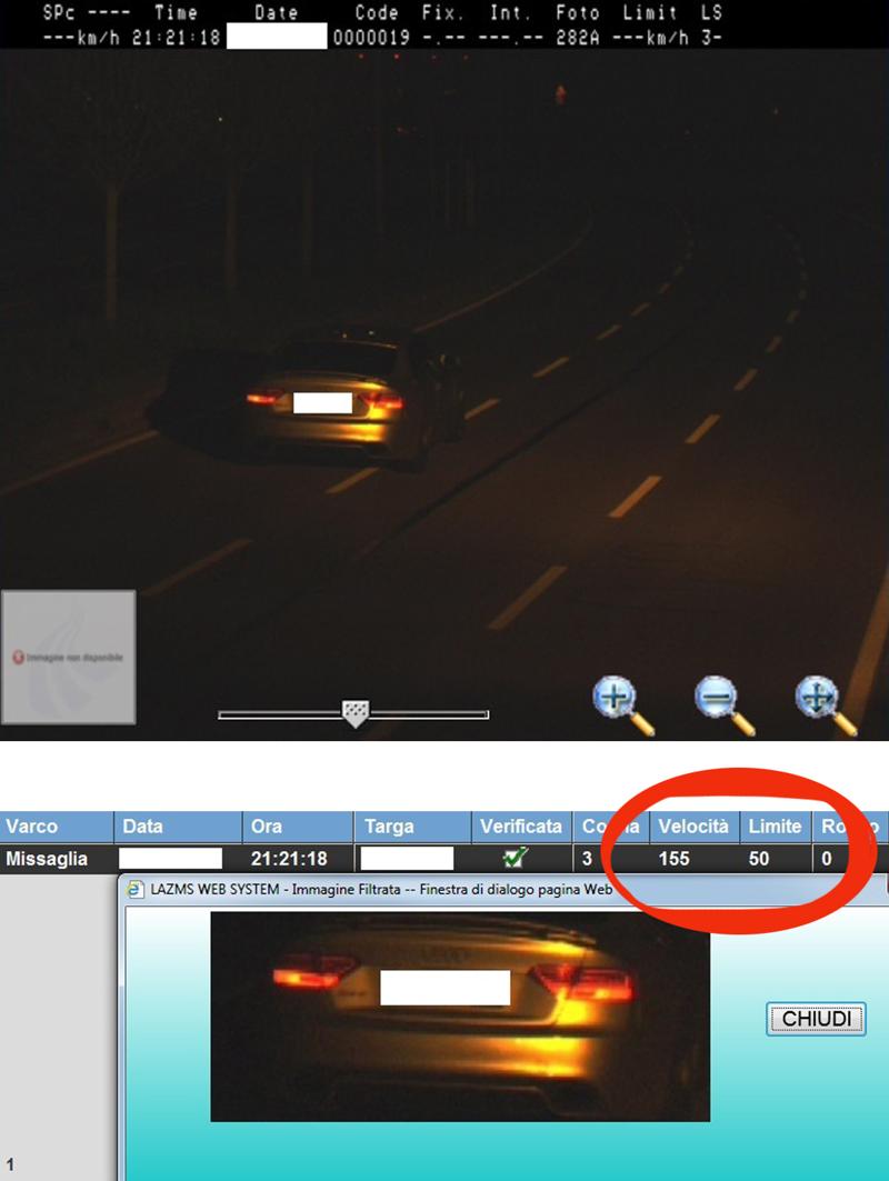 Milano, ecco chi “brucia” l’autovelox. Esclusivo: la classifica: 229, 197 e 179 km/h