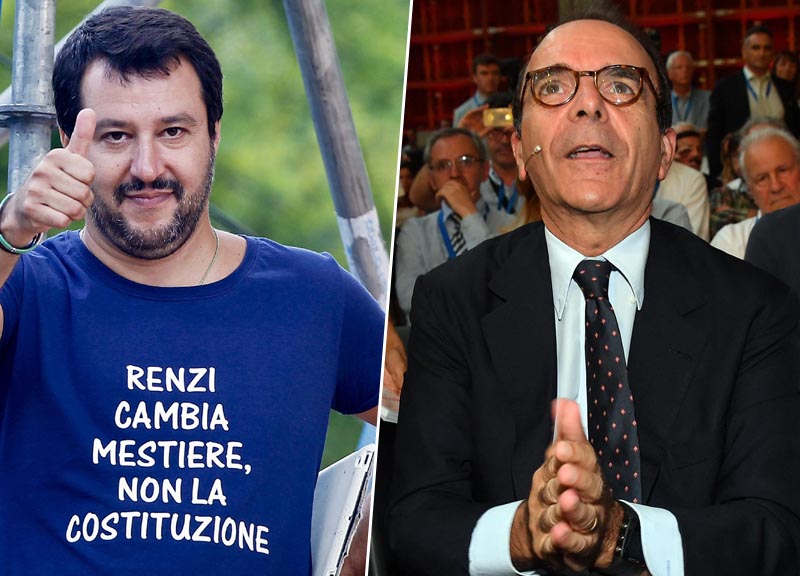 Parisi si sfila da Salvini “Non servono le ruspe” Parisi si sfila da Salvini “Non servono le ruspe”