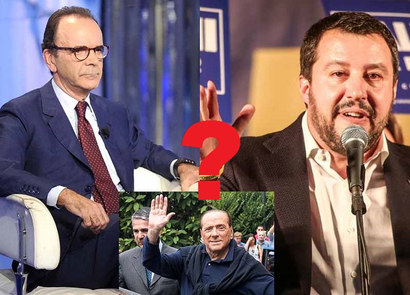 Berlusconi in mezzo tra Parisi e Salvini. Due visioni (forse) inconcibiali Berlusconi in mezzo tra Parisi e Salvini. Due visioni (forse) inconcibiali