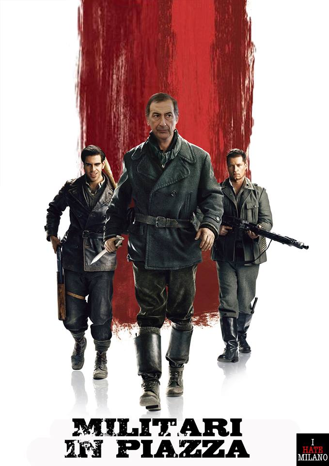 Peppino e i militari in piazza. Dove è la Milano progressista? I HATE
