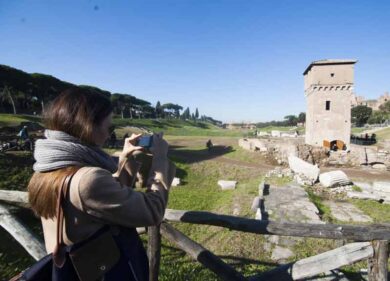 Circo Massimo: riapre la “curva sud” dello “stadio” dell’antica Roma