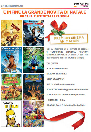 Mediaset, Premium Sport primo canale sportivo italiano. E a Natale il cinema..