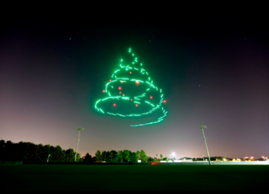 Disney, i droni sono i nuovi fuochi d’artificio: lo spettacolo firmato Intel