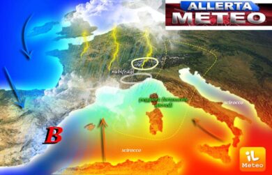 Previsioni meteo, maltempo no stop a Nord Ovest