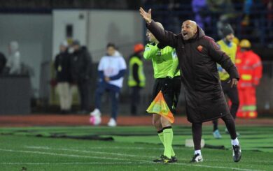 Roma, Spalletti in tackle, Mediaset non ci sta: botta e risposta