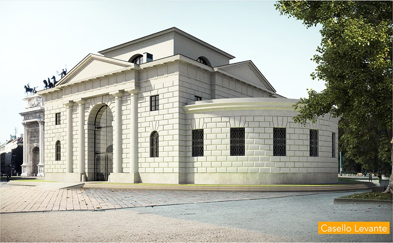 Rinascono i Caselli Daziari: Arco della Pace, ecco il progetto. Foto