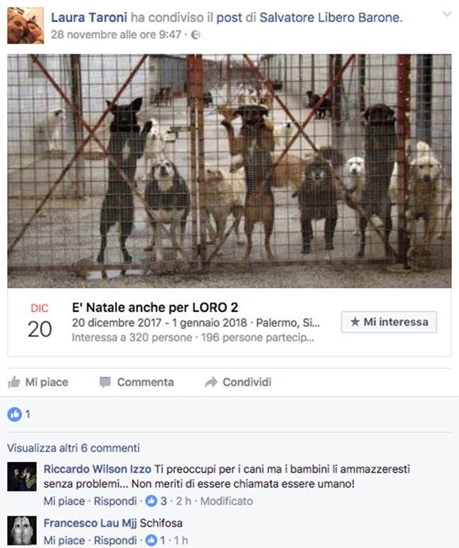 Infermiera killer attraverso FB: supporto a Grillo, agli animali e ai bambini