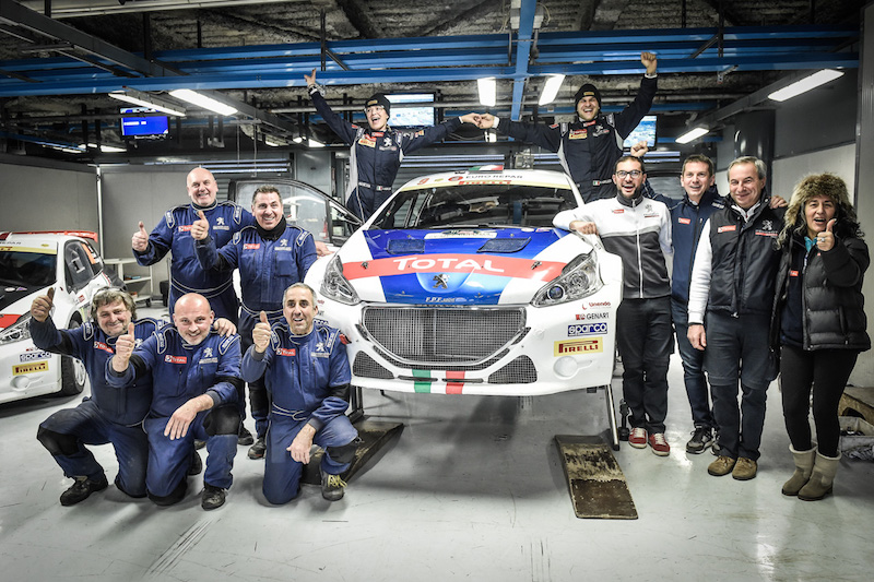 Andreucci e la Peugeot 208 T16 vincono il Monza Rally Show 2016 Andreucci e la Peugeot 208 T16 vincono il Monza Rally Show 2016