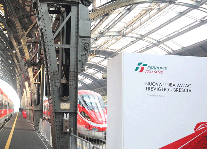 Galleria foto 'FS, al via l’Alta Velocità Treviglio-Brescia. Interviste, video e foto' - foto 1