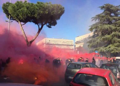 A.S Roma, la Curva Sud a Don Bosco per l’ultimo saluto a Giorgetto