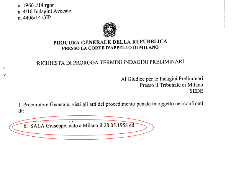 Inchiesta piastra di Expo, le carte della Procura con l’indagine su Sala Inchiesta piastra di Expo, le carte della Procura con l’indagine su Sala