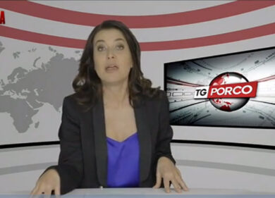 Sabina Guzzanti chiude Tg Porco su Piazza Pulita a LA7