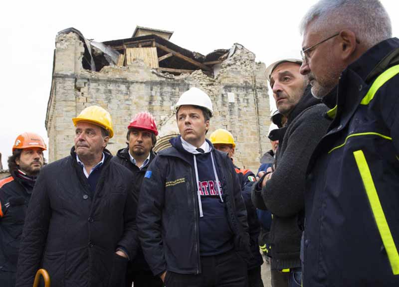 Terremoto, Il premier Gentiloni la vigilia di Natale sarà ad Amatrice Terremoto, Il premier Gentiloni la vigilia di Natale sarà ad Amatrice