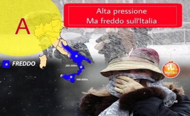 Previsioni meteo/ Capodanno con l’Alta pressione, ma freddo sull’Italia