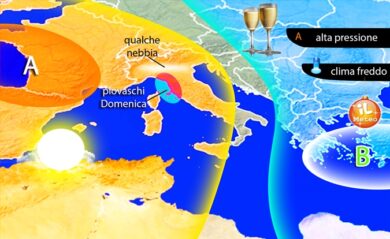 Previsioni meteo, sole ma gelo a Capodanno. E dal 2 gennaio arriva la neve
