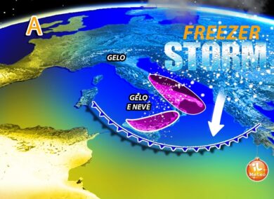 Previsioni meteo, aria artica sull’Italia. Neve, ghiaccio e disagi: la mappa