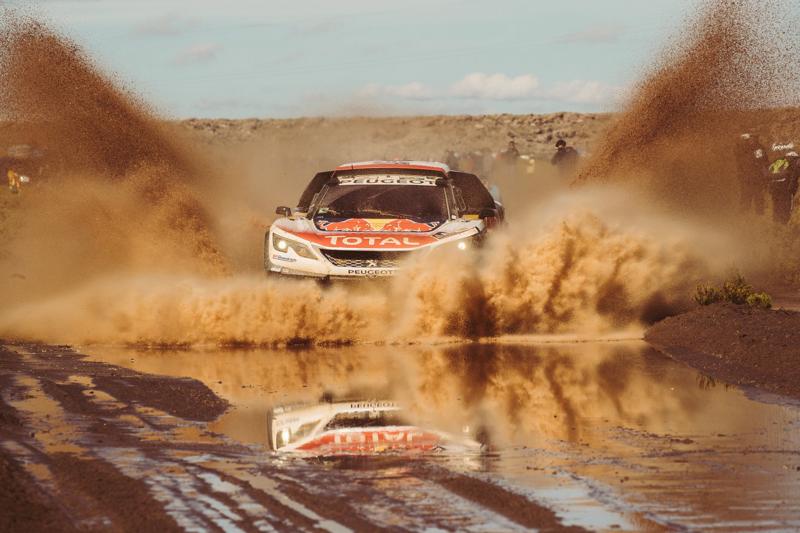 Dakar2017  tripletta Peugeot  nella tappa marathon