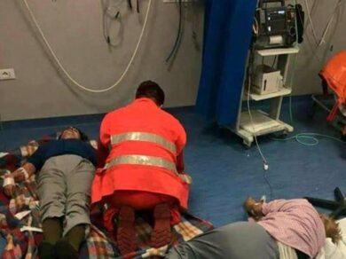 Nell’ospedale di Nola posti letto solo per terra