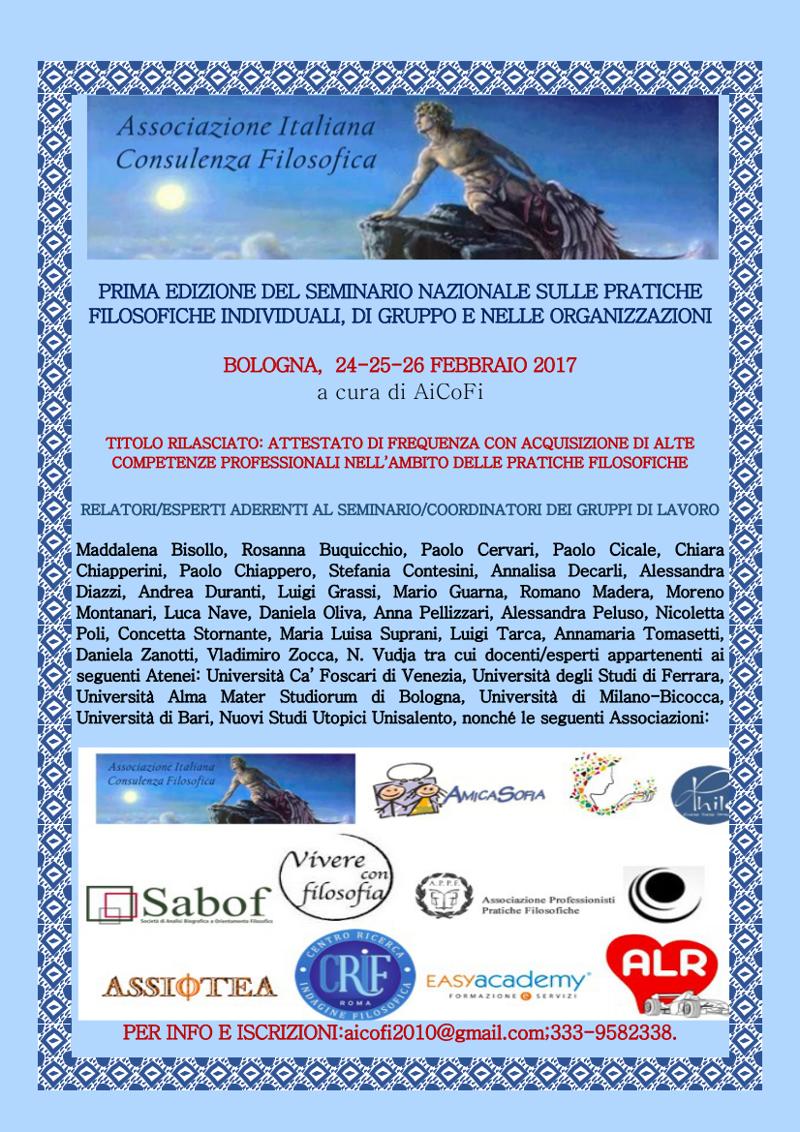 Voci nel deserto: filosofi e consulenti filosofici Voci nel deserto: filosofi e consulenti filosofici