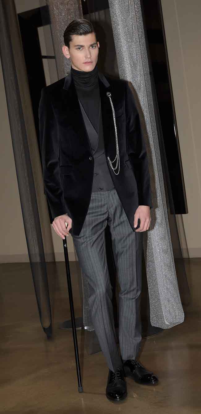 Milano Moda Uomo, atmosfere dannunziane da Carlo Pignatelli Milano Moda Uomo, atmosfere dannunziane da Carlo Pignatelli