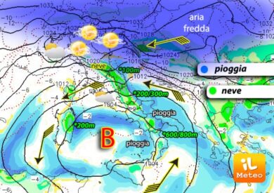 Previsioni meteo, ancora emergenza neve nel weekend