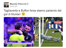Buffon abbraccia l’arbitro Tagliavento. Caos social contro la Juventus Buffon abbraccia l’arbitro Tagliavento. Caos social contro la Juventus