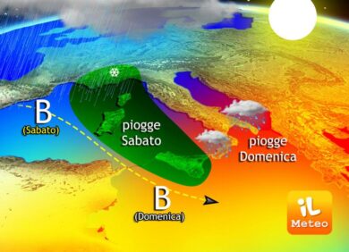 Previsioni meteo, su le temperature. Ecco la neve anche al Nord