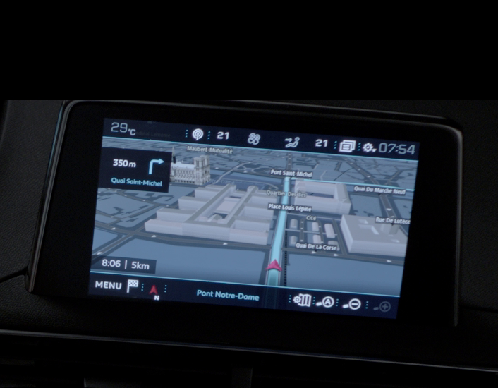 PEUGEOT 208, si aggiorna con  l’innovativo navigatore 3D Connected