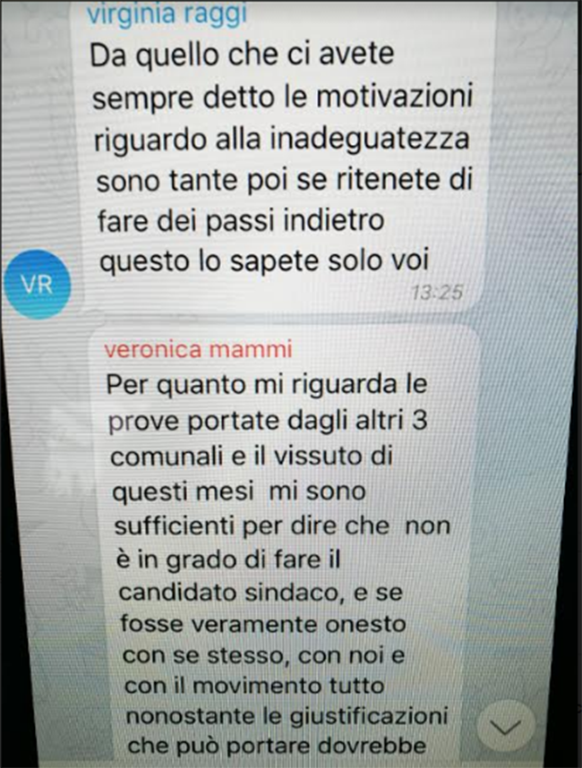 M5s, Virginia Raggi e la congiura contro De Vito: ecco la chat segreta. FOTO M5s, Virginia Raggi e la congiura contro De Vito: ecco la chat segreta. FOTO